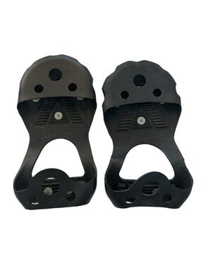 Snow Rubber Traction Winter Shoes Black Small